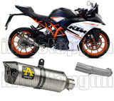 Auspuffendstück Ohne Katalysator Und Mit Geräuschzulassung Thunder Titan Carbon - Arrow Special Parts Kompatibel Mit Ktm Rc 125 (2017-2020)