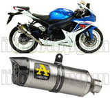 Auspuffendstück Mit Geräuschzulassung Thunder Aluminium Carbon - Arrow Special Parts Kompatibel Mit Suzuki Gsx-R 750 Ie (2011-2016)