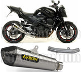 Auspuffendstück Mit Geräuschzulassung X-Kone Nichrom Carbon - Arrow Special Parts Kompatibel Mit Kawasaki Z 750 R (2011-2014)