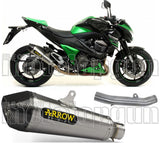 Auspuffendstück Mit Geräuschzulassung X-Kone Nichrom Carbon - Arrow Special Parts Kompatibel Mit Kawasaki Z 800 E (2013-2016)