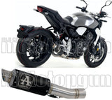Auspuffendstück Mit Geräuschzulassung Gp2 Gp-2 Nichrom Schwarz Edelstahl - Arrow Special Parts Kompatibel Mit Honda Cb 1000 R (2018-2024)