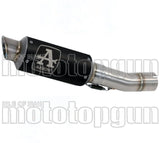 Auspuffendstück Mit Geräuschzulassung Gp2 Gp-2 Nichrom Schwarz Edelstahl - Arrow Special Parts Kompatibel Mit Ktm 790 Duke (2018-2020)