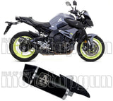 Auspuffendstück Mit Geräuschzulassung Indy-Race Aluminium Schwarz Carbon - Arrow Special Parts Kompatibel Mit Yamaha Mt-10 (2016-2020)