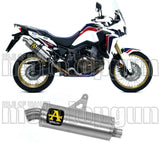 Auspuffendstück Mit Geräuschzulassung Maxi Race-Tech Aluminium Edelstahl - Arrow Special Parts Kompatibel Mit Honda Crf 1000 L Africa Twin (2016-2019)