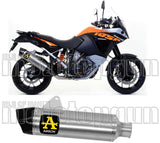 Auspuffendstück Mit Geräuschzulassung Maxi Race-Tech Aluminium Carbon - Arrow Special Parts Kompatibel Mit Ktm 1190 Adventure (2013-2016)