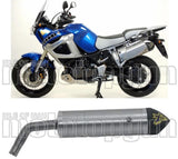 Auspuffendstück Mit Geräuschzulassung Maxi Race-Tech Aluminium Carbon - Arrow Special Parts Kompatibel Mit Yamaha Xt 1200 Z Super Ténéré (2010-2020)