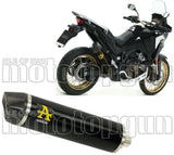Auspuffendstück Mit Geräuschzulassung Maxi Race-Tech Aluminium Schwarz Carbon - Arrow Special Parts Kompatibel Mit Honda Crf 1100 L Africa Twin (2020-2023)
