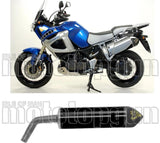 Auspuffendstück Mit Geräuschzulassung Maxi Race-Tech Aluminium Schwarz Carbon - Arrow Special Parts Kompatibel Mit Yamaha Xt 1200 Z Super Ténéré (2010-2020)