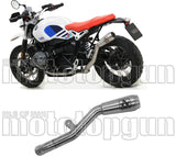 Auspuffendstück Mit Geräuschzulassung Pro-Race Nichrom Edelstahl - Arrow Special Parts Kompatibel Mit Bmw R Nine T 1200 Urban Gs (2017-2020)