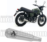 Auspuffendstück Mit Geräuschzulassung Pro-Race Nichrom Edelstahl - Arrow Special Parts Kompatibel Mit Brixton Felsberg 125 X (2019-2020)