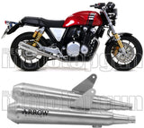 Auspuffendstück Mit Geräuschzulassung Pro-Racing Nichrom Edelstahl - Arrow Special Parts Kompatibel Mit Honda Cb 1100 Ex (2017-2020)