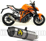 Auspuffendstück Mit Geräuschzulassung Race-Tech Titan Carbon - Arrow Special Parts Kompatibel Mit Ktm 1290 Superduke Gt (2017-2024)