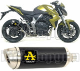 Auspuffendstück Mit Geräuschzulassung Thunder Aluminium Schwarz Edelstahl - Arrow Special Parts Kompatibel Mit Honda Cb 1000 R (2008-2017)