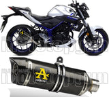 Auspuffendstück Mit Geräuschzulassung Thunder Carbon Carbon - Arrow Special Parts Kompatibel Mit Yamaha Mt-03 (2016-2017)