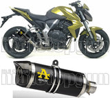 Auspuffendstück Mit Geräuschzulassung Thunder Aluminium Schwarz Carbon - Arrow Special Parts Kompatibel Mit Honda Cb 1000 R (2008-2017)