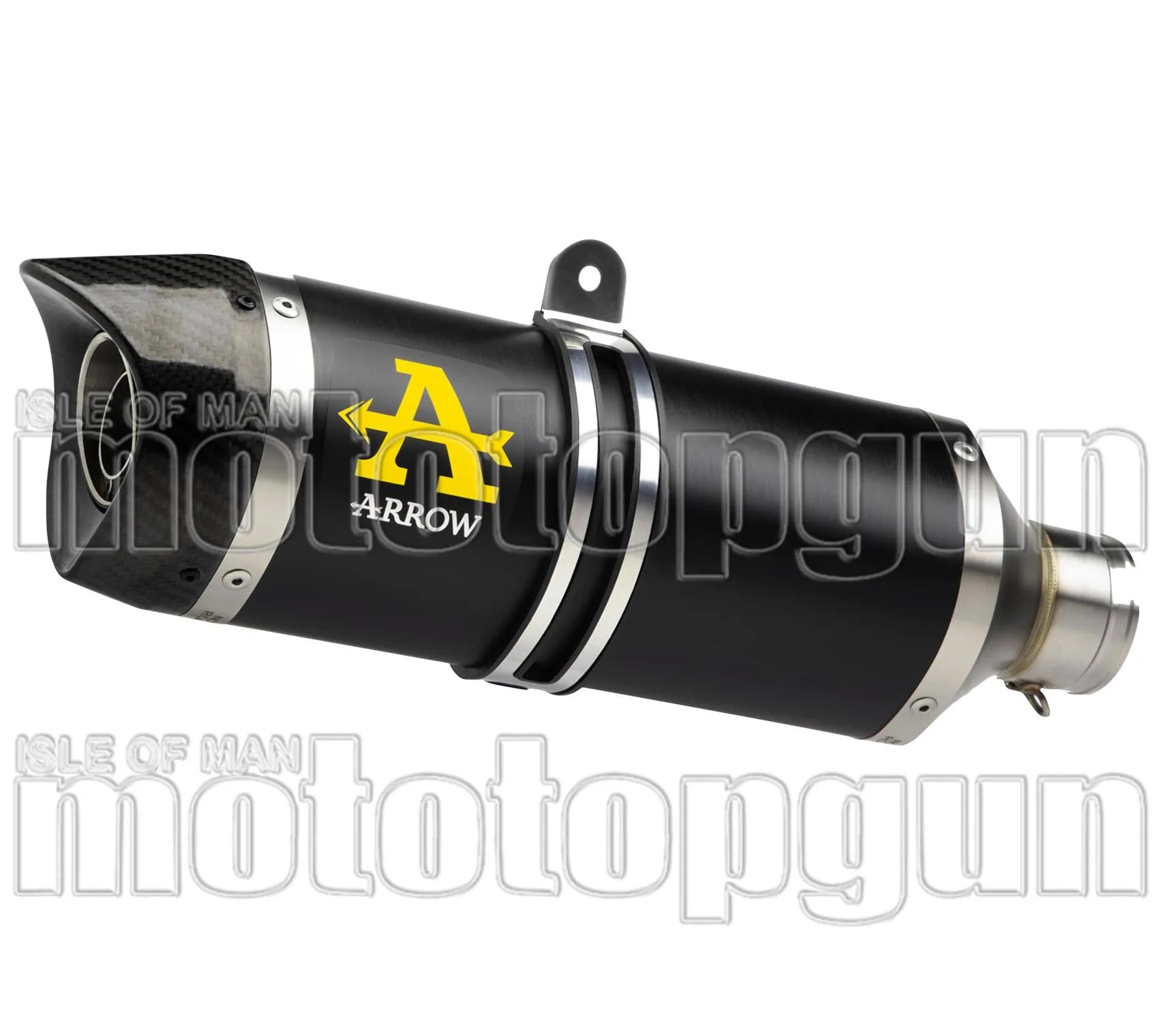 Auspuffendstück Mit Geräuschzulassung Thunder Aluminium Schwarz Carbon - Arrow Special Parts Kompatibel Mit Kawasaki Z 900 (2020-2024)