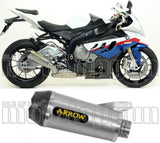 Exhaust Tip With Noise Certification Works Titanium Carbon - Arrow Special Parts Compatible With Bmw S 1000 Rr (2009-2014)