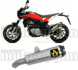 Auspuffendstück Mit Geräuschzulassung Works Titan Carbon - Arrow Special Parts Kompatibel Mit Husqvarna Nuda 900 (2012-2013)