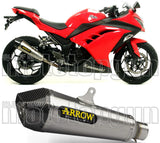 Auspuffendstück Mit Geräuschzulassung X-Kone Nichrom Carbon - Arrow Special Parts Kompatibel Mit Kawasaki Ninja 300 (2013-2016)