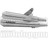 Doppelauspuffanlage Mit Geräuschzulassung Pro-Racing Nichrom Edelstahl - Arrow Special Parts Kompatibel Mit Triumph Speed Twin 1200 (2019-2020)