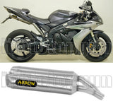 Doppelauspuffanlage Mit Geräuschzulassung Thunder Aluminium Edelstahl - Arrow Special Parts Kompatibel Mit Yamaha Yzf 1000 R1 (2004-2006)
