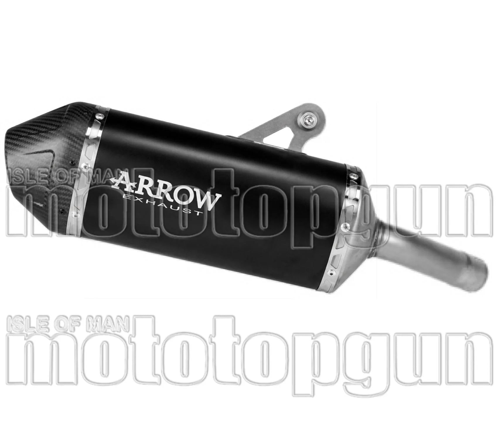 Auspuffendstück Mit Geräuschzulassung Explorer Aluminium Schwarz Endkappe Carby - Arrow Special Parts Kompatibel Mit Kawasaki Kle 500 (2026)