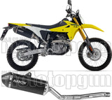 Auspuffendstück Mit Geräuschzulassung Explorer Aluminium Schwarz Endkappe Carby - Arrow Special Parts Kompatibel Mit Suzuki Dr-Z4S (2025-2026)