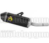 Auspuffendstück Mit Geräuschzulassung Explorer Aluminium Schwarz Endkappe Carby - Arrow Special Parts Kompatibel Mit Yamaha Ténéré 700 (2021-2024)