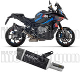 Auspuffendstück Mit Geräuschzulassung Indy-Race Evo Aluminium Schwarz Endkappe Carby - Arrow Special Parts Kompatibel Mit Bmw M 1000 Xr (2025-2026)