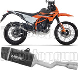 Auspuffendstück Mit Geräuschzulassung Indy-Race Evo Aluminium Schwarz Endkappe Carby - Arrow Special Parts Kompatibel Mit Ktm 125 Enduro R (2025-2026)