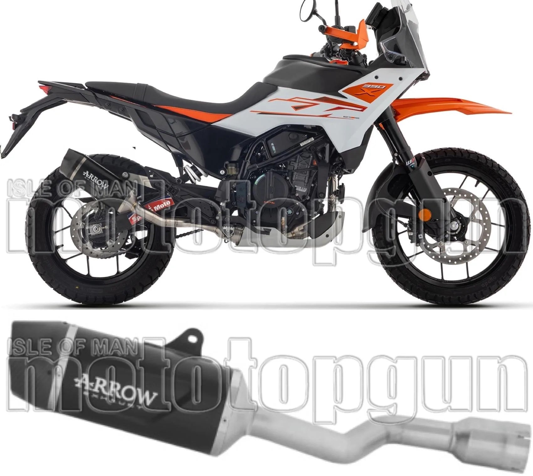 Auspuffendstück Mit Geräuschzulassung Indy-Race Evo Aluminium Schwarz Endkappe Carby - Arrow Special Parts Kompatibel Mit Ktm 390 Adventure R (2025-2026)