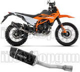 Auspuffendstück Mit Geräuschzulassung Aluminium Schwarz Endkappe Carby - Arrow Special Parts Kompatibel Mit Ktm 390 Enduro R (2025-2026)