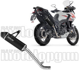 Auspuffendstück Mit Geräuschzulassung Indy-Race Evo Aluminium Schwarz Endkappe Carby - Arrow Special Parts Kompatibel Mit Zontes Zt 703 F (2025-2026)