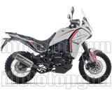 Auspuffendstück Mit Geräuschzulassung Indy-Race Evo Aluminium Schwarz Endkappe Edelstahl - Arrow Special Parts Kompatibel Mit Moto Morini X-Cape 700 (2025-2026)