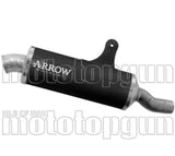 Auspuffendstück Mit Geräuschzulassung Indy Race Aluminium Schwarz - Arrow Special Parts Kompatibel Mit Benelli Trk 702 - X (2025-2026)