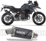 Auspuffendstück Mit Geräuschzulassung Indy-Race Evo Aluminium Schwarz - Arrow Special Parts Kompatibel Mit Bmw F 800 Gs (2024-2026)