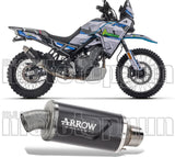 Auspuffendstück Mit Geräuschzulassung Indy-Race Evo Aluminium Schwarz - Arrow Special Parts Kompatibel Mit Cfmoto 450 Mt (2024)