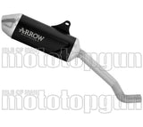 Auspuffendstück Mit Geräuschzulassung Indy Race Evo Aluminium Schwarz Endkappe Edelstahl - Arrow Special Parts Kompatibel Mit Morbidelli T502X (2026)