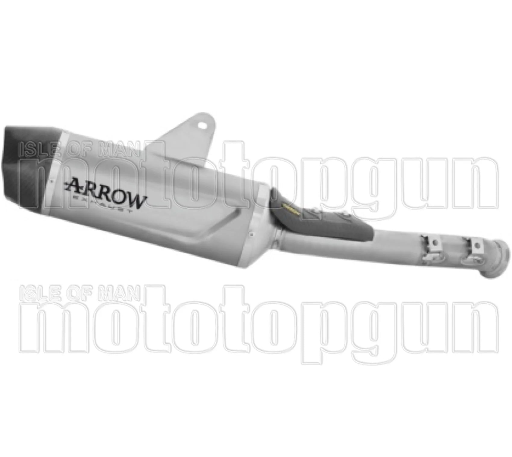 Auspuffendstück Mit Geräuschzulassung Indy-Race Evo Körper Aus Titan Und Kappe Aus Carbon - Arrow Special Parts Kompatibel Mit Cfmoto 1000 Mt-X (2026)
