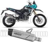 Auspuffendstück Mit Geräuschzulassung Indy-Race Evo Titan Endkappe Carby - Arrow Special Parts Kompatibel Mit Kove Moto 800 X Pro (2025-2026)