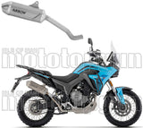 Auspuffendstück Mit Geräuschzulassung Indy Race Evo Titan Endkappe Edelstahl - Arrow Special Parts Kompatibel Mit Morbidelli T502X (2026)