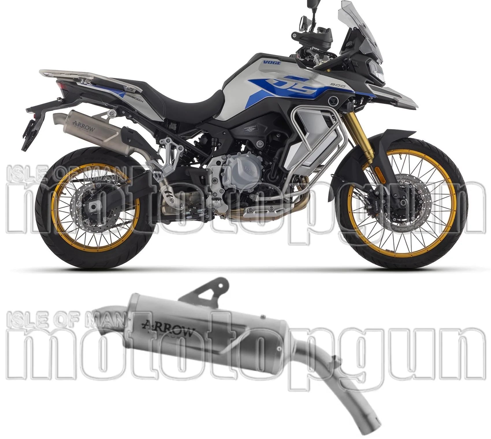 Auspuffendstück Mit Geräuschzulassung Indy-Race Evo Titan - Arrow Special Parts Kompatibel Mit Voge Valico 900 Dsx (2024)