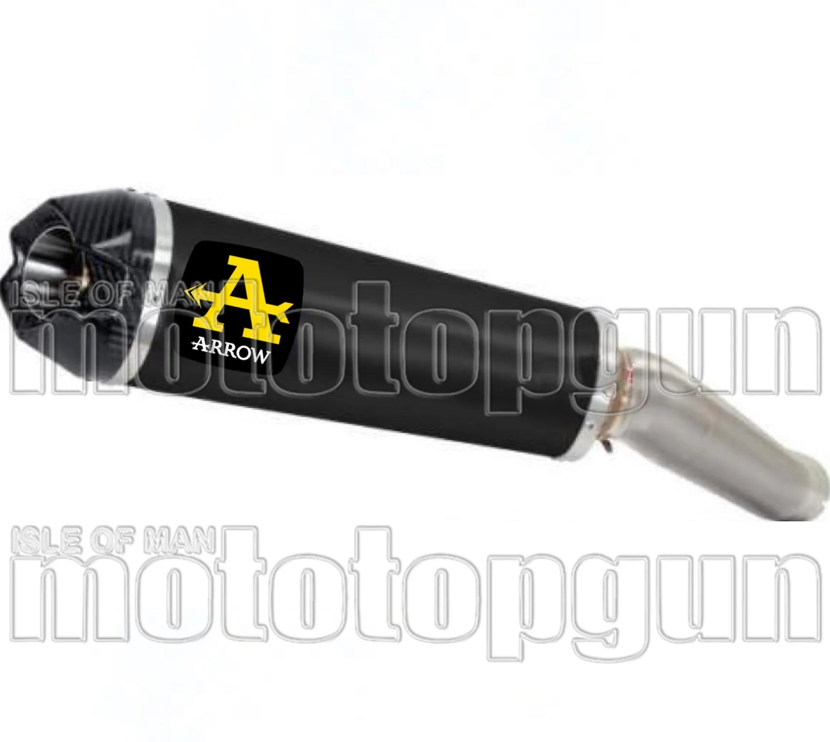 Auspuffendstück Mit Geräuschzulassung Indy-Race Aluminium Schwarz Carbon - Arrow Special Parts Kompatibel Mit Kawasaki Ninja 400 (2023)