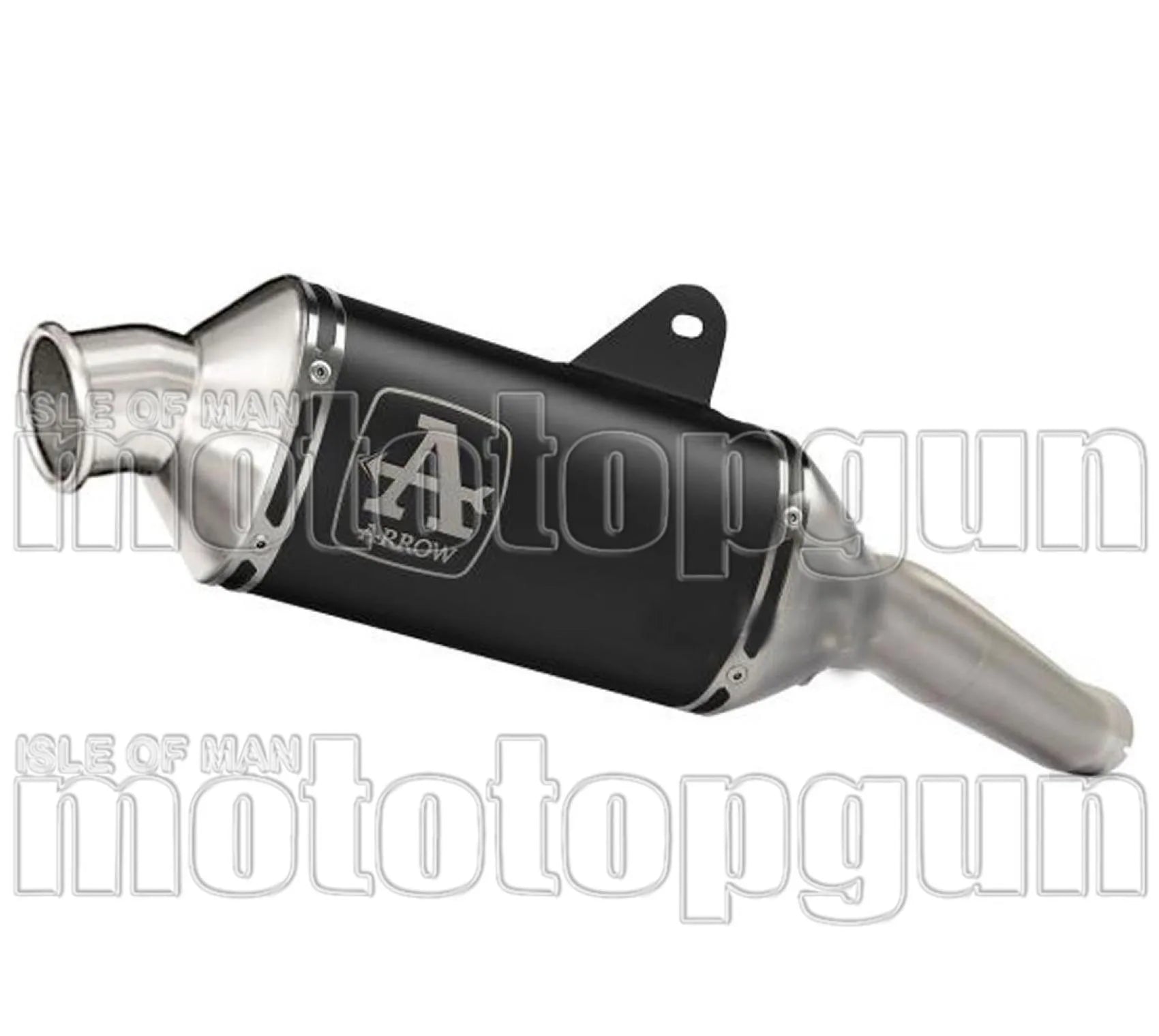 Auspuffendstück Ohne Katalysator Und Mit Geräuschzulassung Indy-Race Aluminium Schwarz Edelstahl - Arrow Special Parts Kompatibel Mit Moto Morini X-Cape 650 (2022-2025)
