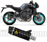 Auspuffendstück Mit Geräuschzulassung Indy-Race Aluminium Schwarz Carbon - Arrow Special Parts Kompatibel Mit Yamaha Mt-10 (2022-2024)