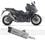 Auspuffendstück Mit Geräuschzulassung Indy-Race Evo Titan Endkappe Carby - Arrow Special Parts Kompatibel Mit Honda Forza 750 (2025-2026)