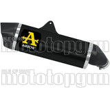 Auspuffendstück Mit Geräuschzulassung Maxi Race-Tech Aluminium Schwarz Endkappe Carby - Arrow Special Parts Kompatibel Mit Suzuki V-Strom 1050 (2025-2026)