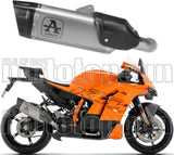 Auspuffendstück Mit Geräuschzulassung Pista Titan Endkappe Carby - Arrow Special Parts Kompatibel Mit Ktm 990 Rc R (2026)