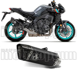 Auspuffendstück Ohne Katalysator Und Mit Geräuschzulassung Pista Full Titan Schwarz Carbon - Arrow Special Parts Kompatibel Mit Yamaha Mt-10 (2022-2024)
