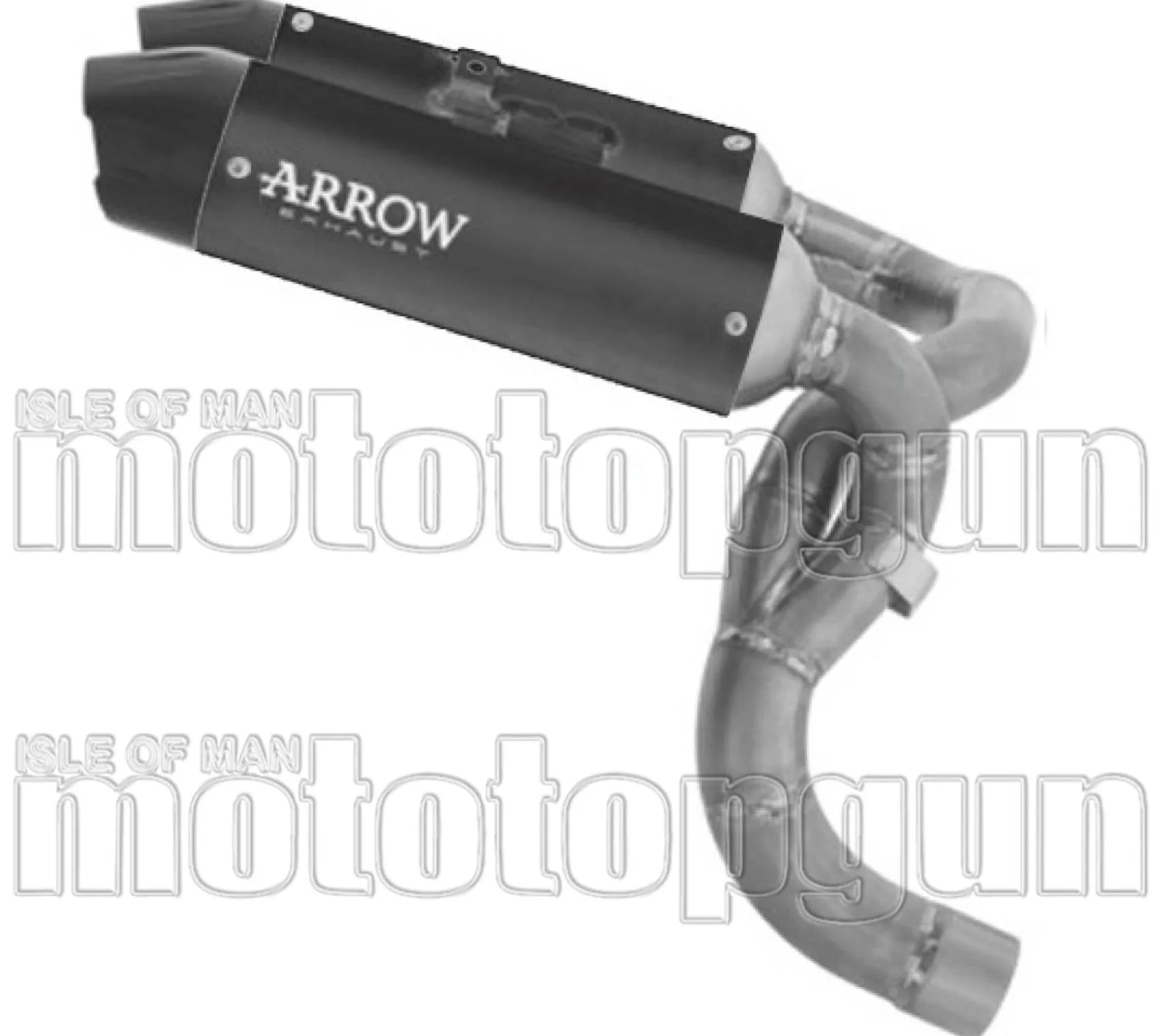 Auspuffendstück Mit Geräuschzulassung Titan Schwarz - Arrow Special Parts Kompatibel Mit Ducati Panigale V2 - S (2025-2026)